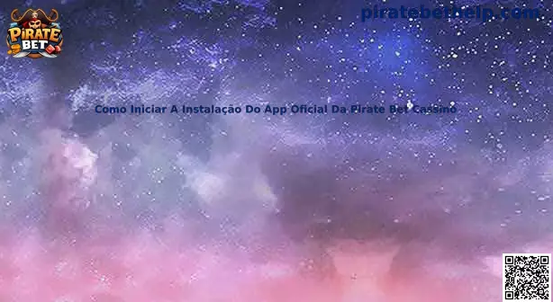Guia sobre como iniciar a instalação do App Oficial Da Pirate Bet Cassino