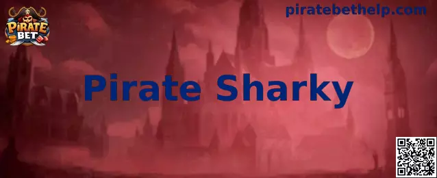 Tela temática do jogo Pirate Sharky com elementos de piratas aquáticos